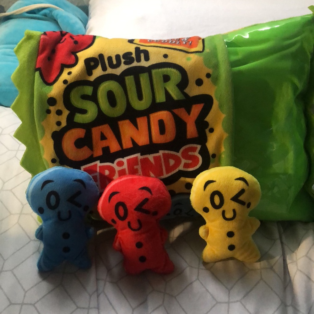 4pc Sour candy friends plush toy